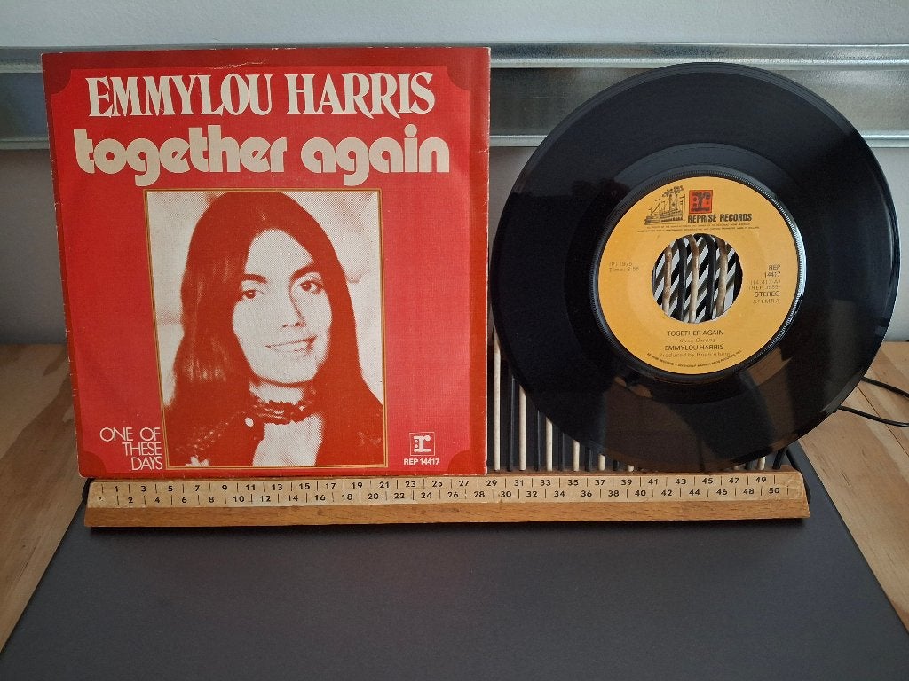 Emmylou Harris-Together again(42) 2 euro vaste prijs, Ophalen of Verzenden, Zo goed als nieuw, 7 inch, Pop