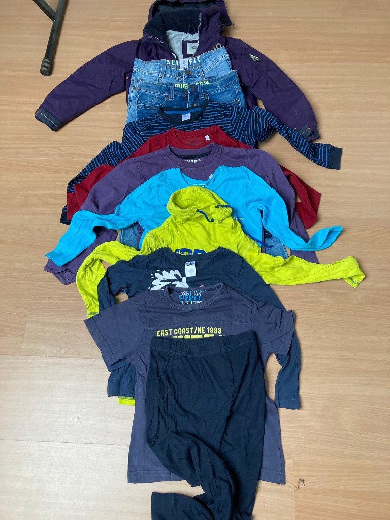 kledingpakket jongens maat 128, Ophalen of Verzenden, Zo goed als nieuw, Maat 128