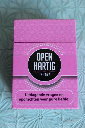 Openhartig in love, Een of twee spelers, Ophalen of Verzenden, Nieuw
