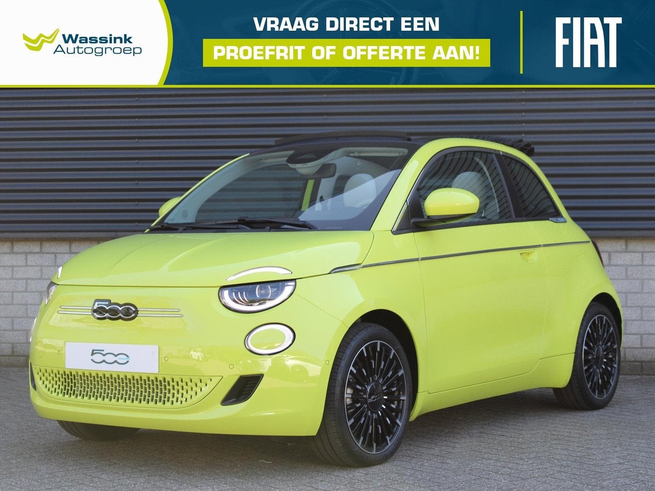 Fiat 500C La Prima Cabrio 42kWh I Navigatie I Adaptive Cruis, Automaat, Gebruikt, 118 pk, 4 stoelen
