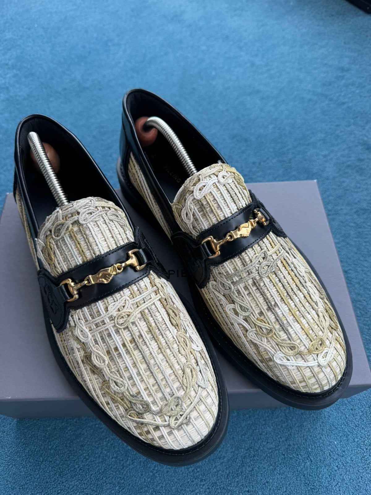NIEUW Filling Pieces Panier EU45 Zwart/Goen/Beige, Loafers, Overige kleuren, Verzenden, Nieuw