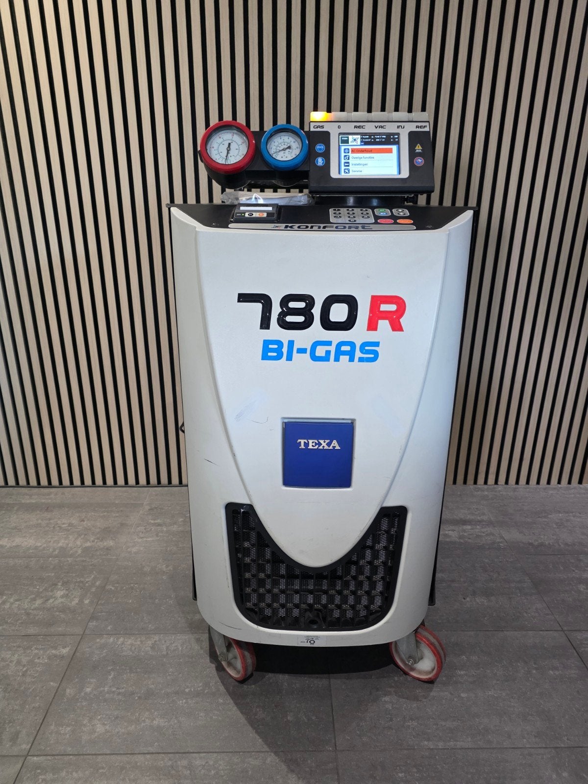 Texa Konfort 780R Dual Gas Airco Serviceapparaat, Ophalen of Verzenden, Gebruikt