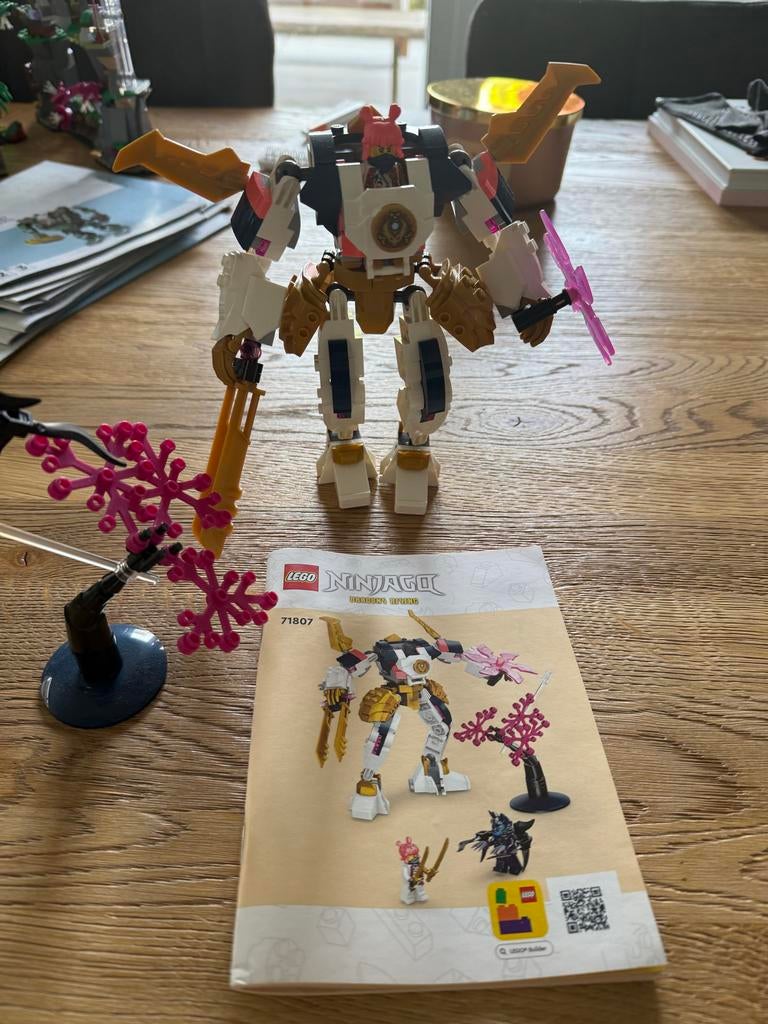 LEGO Ninjago 71807 Sora's Elementaire Tech-Mech, Verzenden, Lego, Zo goed als nieuw, Inclusief minifiguren
