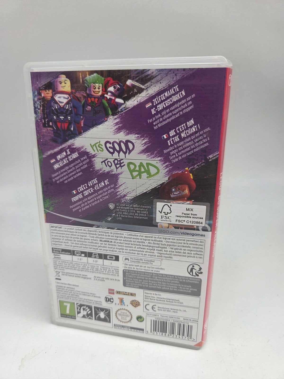 LEGO DC Super-Villains Nintendo Switch Game, 2900 W. Alameda Ave., Burbank, CA 91505, USA, Ophalen of Verzenden, Zo goed als nieuw