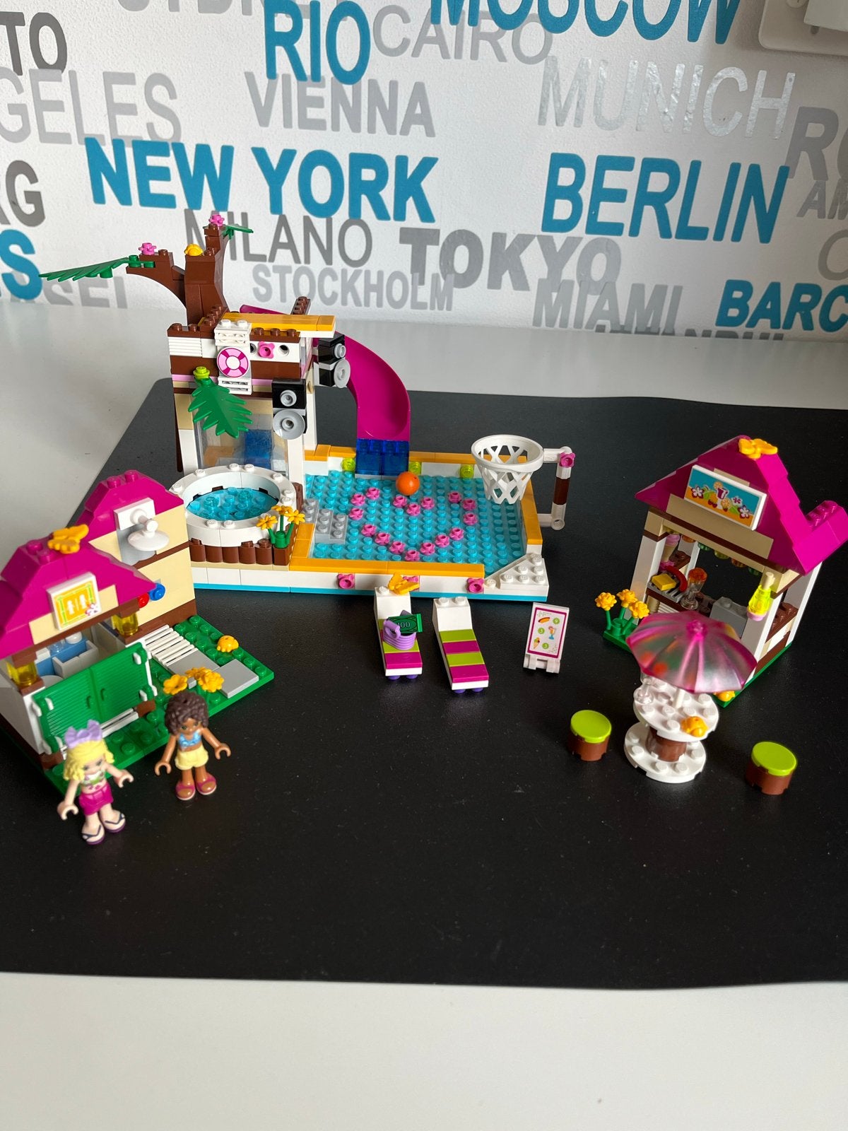 LEGO Friends Heartlake Zwembad (41008), Ophalen of Verzenden, Gebruikt, Overige merken