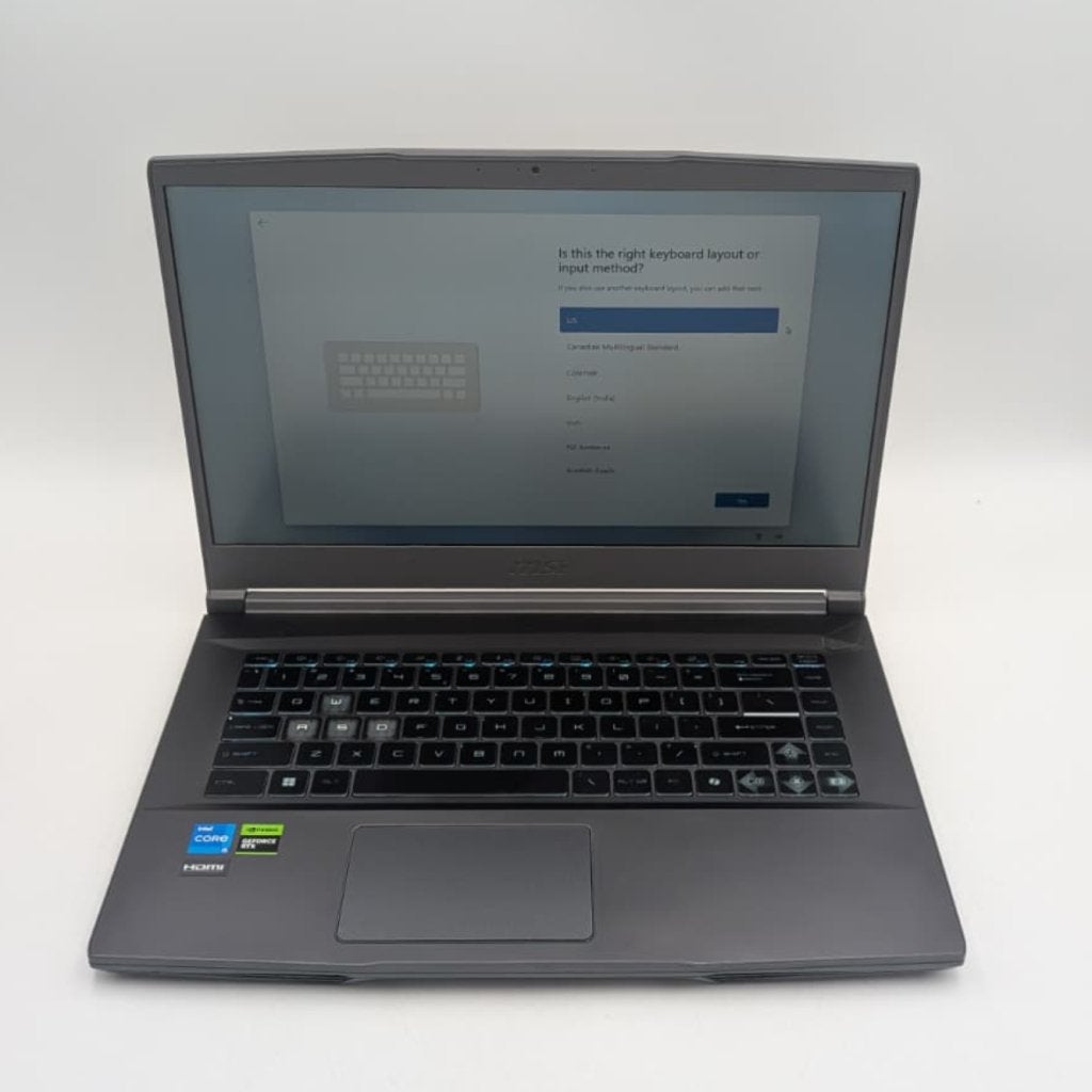 MSI Thin 15 B12UC-1255NL RTX 3050 i5 Laptop - Nieuw + Bon, Computers en Software, Windows Laptops, Ruilrijk, Nieuw, Info@ruilrijk.nl
