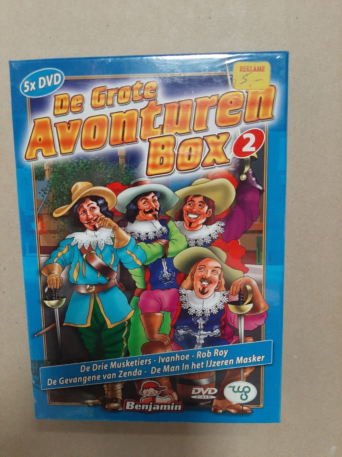 De Grote Avonturen Box 2 - (5x DVD), Cd's en Dvd's, Alle leeftijden, Ophalen of Verzenden, Nieuw in verpakking