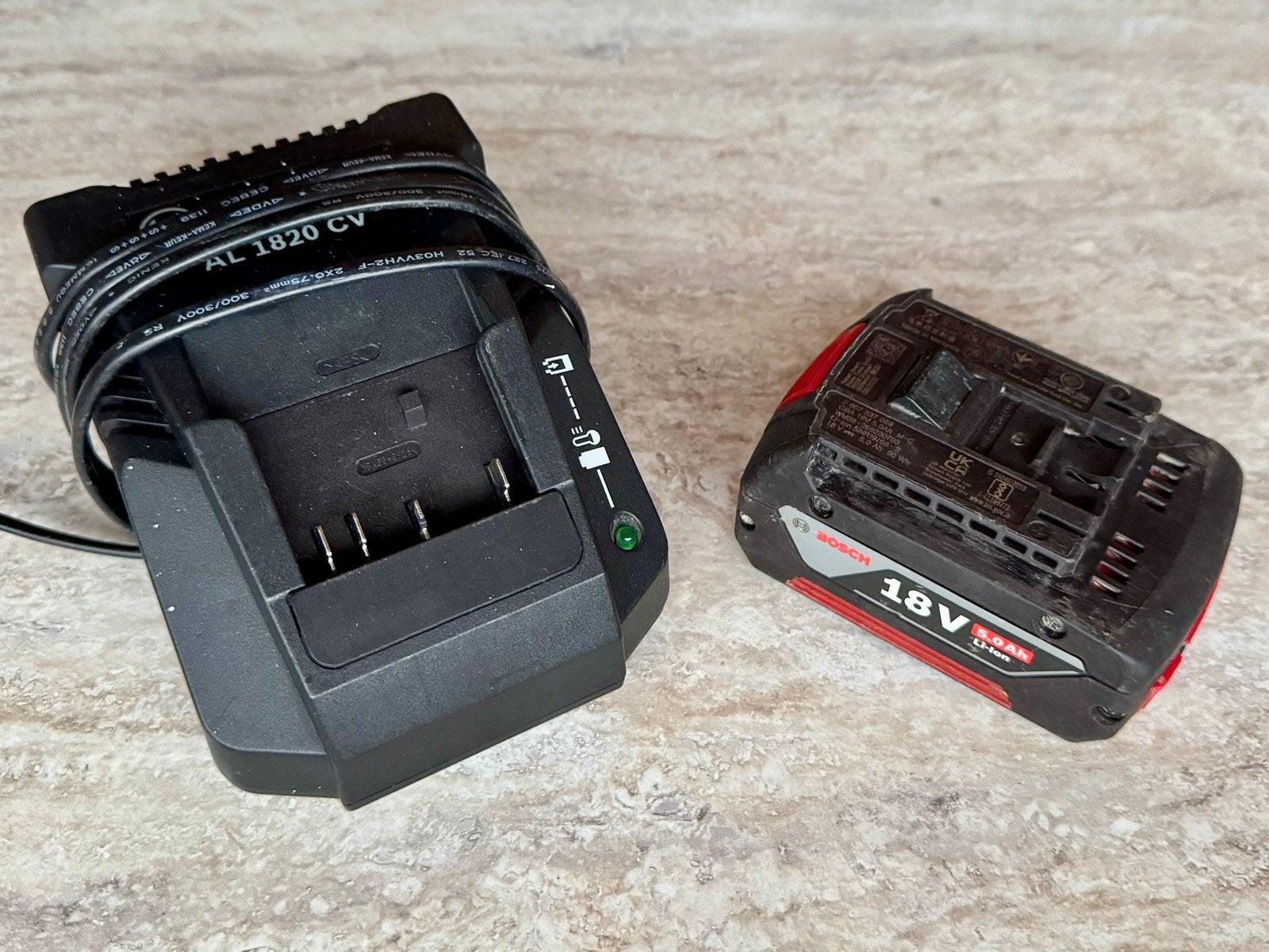 Accu starter set Bosch, Ophalen of Verzenden, Gebruikt