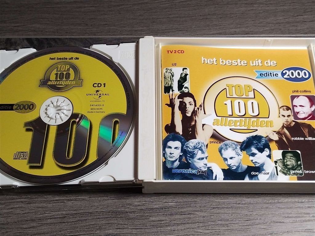 Het Beste Uit De Top 100 Allertijden - Editie 2000 [2CD], Ophalen of Verzenden, Zo goed als nieuw, Pop