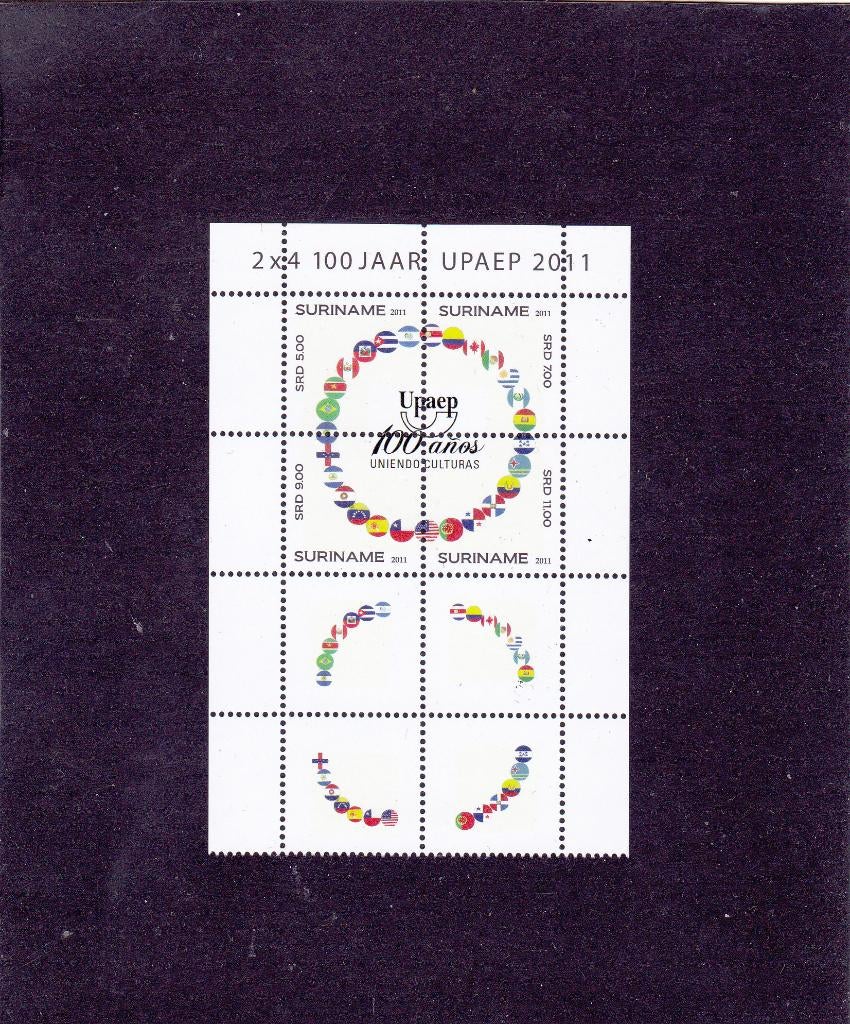 Suriname 1778/81 UPAEP 2011 (827), Verzenden, Postfris