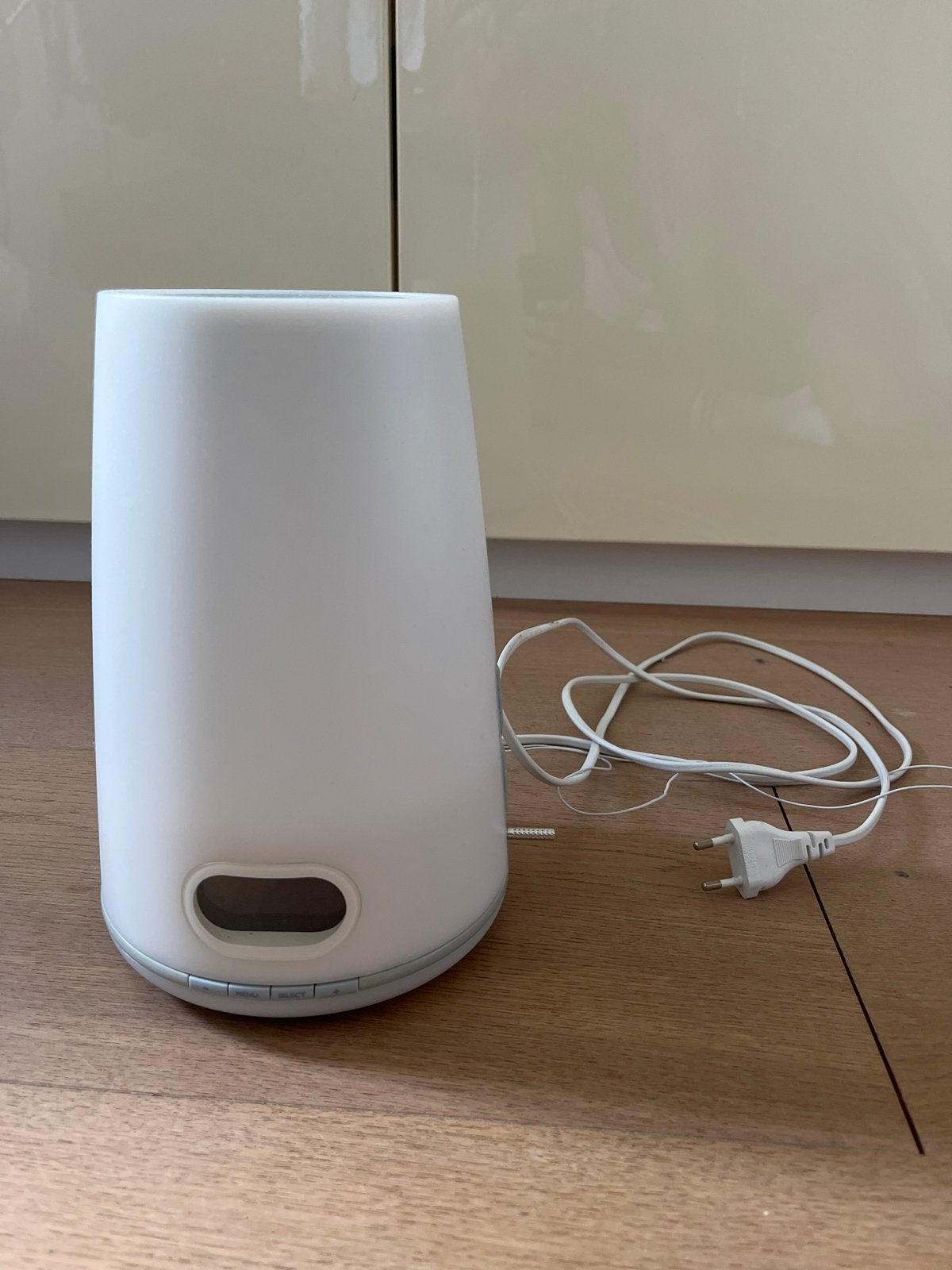 Philips Wake-up Light HF3471 - Wekker met licht en geluid, Kunststof, Nachtlamp, Ophalen of Verzenden, Zo goed als nieuw
