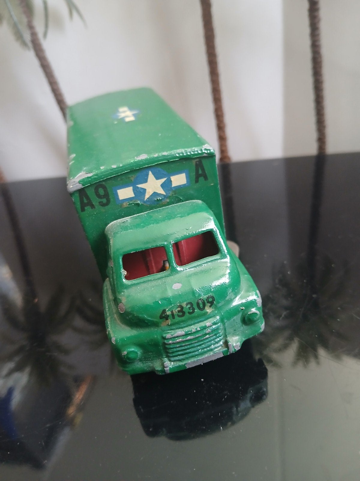 Big Bedford "Heinz" vrachtwagen.  Dinky supertoys, opknapper, Ophalen of Verzenden, Gebruikt, Bus of Vrachtwagen, Dinky Toys