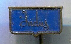 iNDUS blauw op koper horloges speldje ( W_117a ), Verzenden, Nieuw, Merk, Speldje of Pin