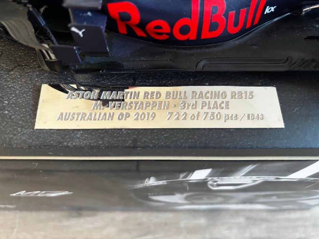 Max Verstappen RB15 Minichamps 1:18 Limited Edition, Ophalen, Zo goed als nieuw, Auto, MiniChamps