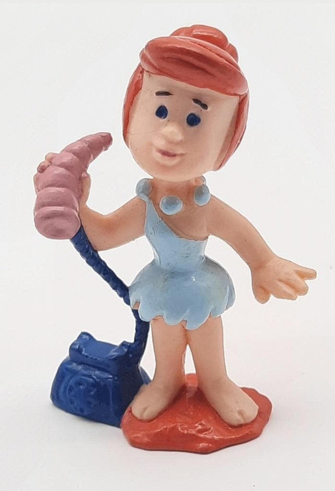 Wilma Flintstone pvc Bullyland figuur ca. 6cm hoog uit 1994, Verzamelen, Poppetjes en Figuurtjes, Gebruikt, Ophalen of Verzenden