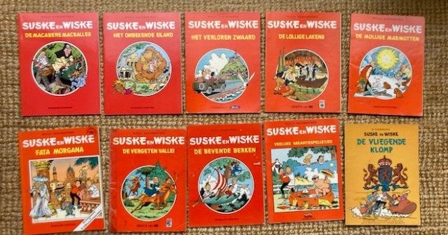 Suske en Wiske Stripboeken Collectie (10 stuks), Meerdere stripboeken, Ophalen, Gelezen