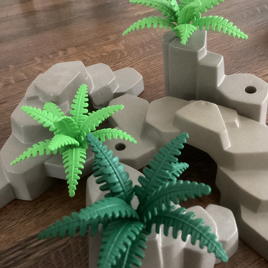 Playmobil,  rotsen voor de dierentuin o.i.d., Ophalen of Verzenden, Gebruikt, Losse onderdelen