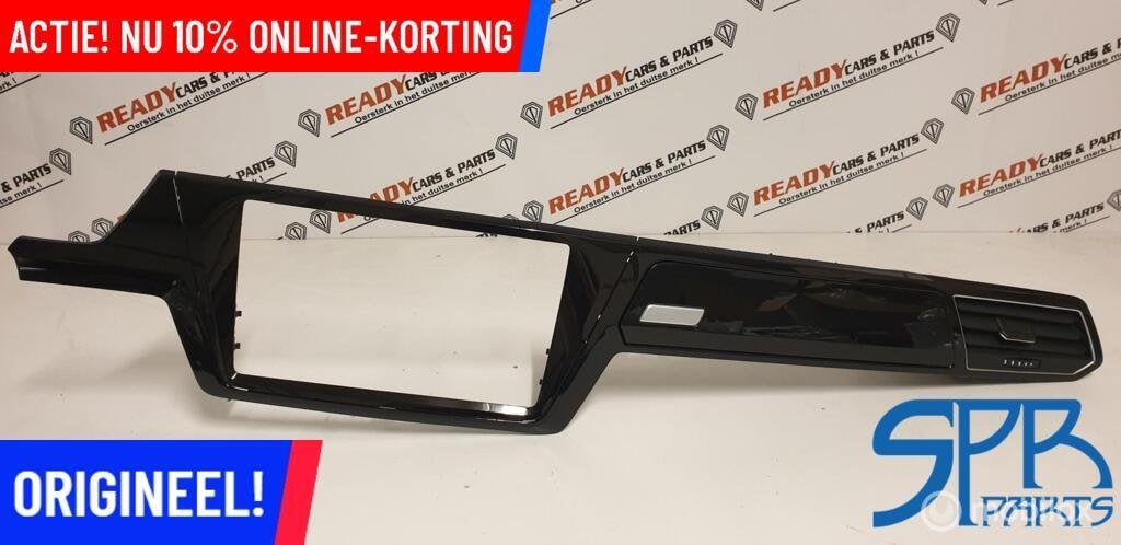TOURAN 5TA NAVI Interieurlijst hoogglans zwart 5TB858416E, Auto-onderdelen, Volkswagen, Nieuw, Ophalen of Verzenden, Volkswagen
