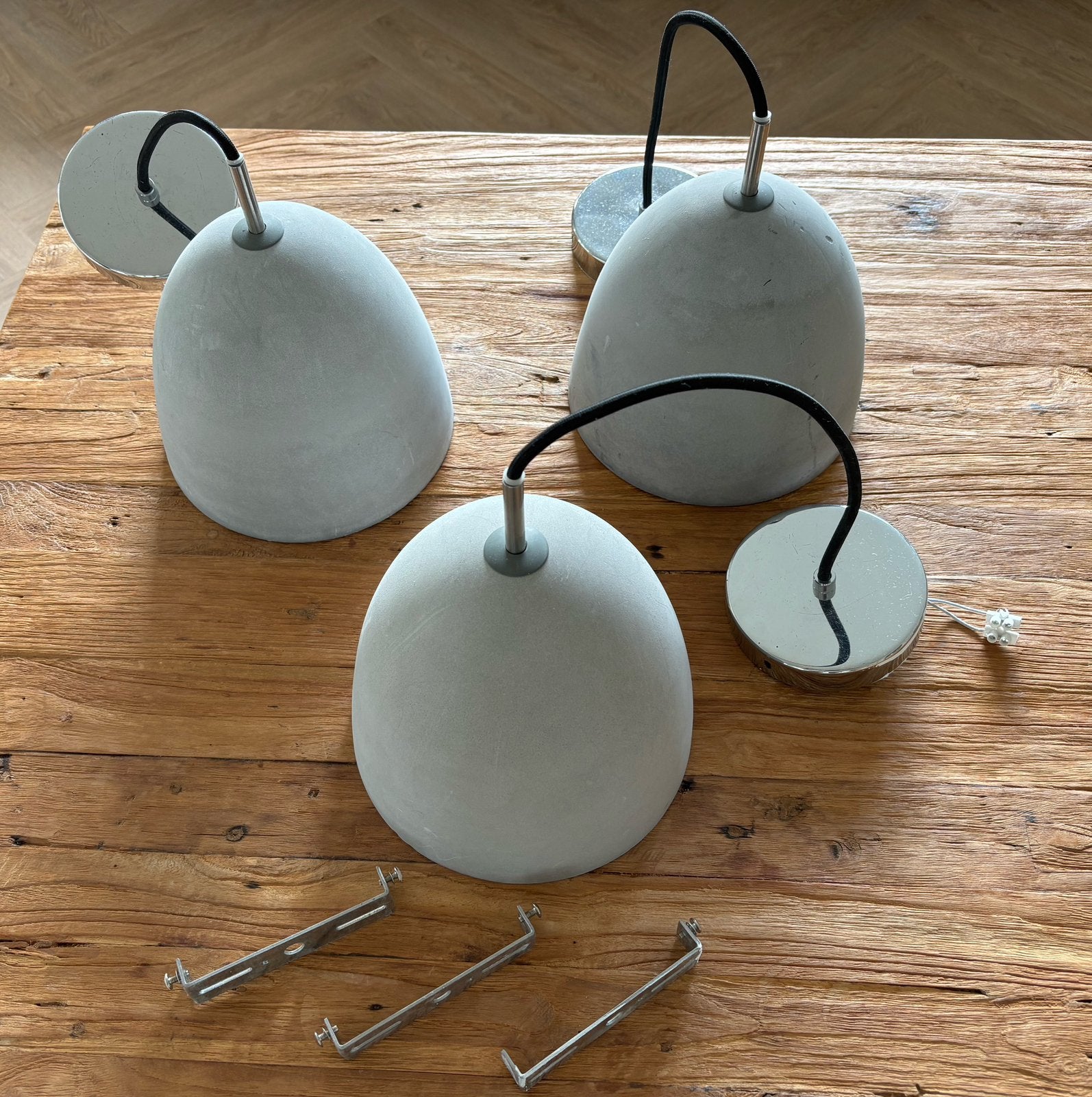 3 lampen, merk Seeddesign, type ‘Castle’, Ophalen, E27 (groot), Zo goed als nieuw, Modern