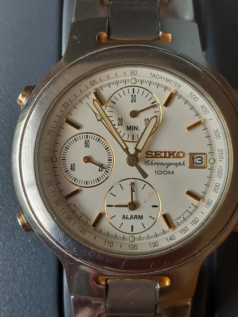 Zeer mooi oud Seiko horloge met nieuwe batterij, Ophalen of Verzenden, Zo goed als nieuw, Staal, Seiko