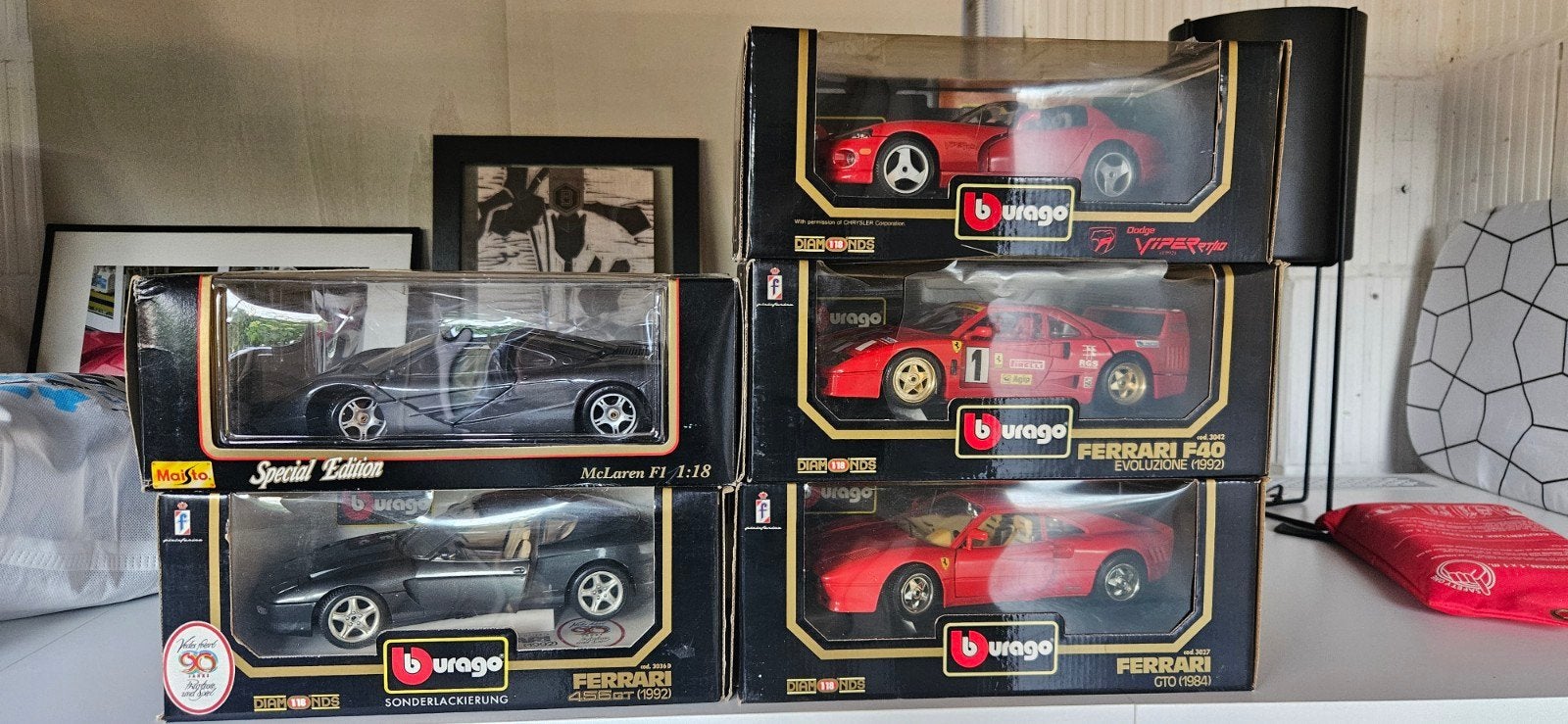 5 stuks Burago en Maisto modelauto's, Ophalen of Verzenden, Zo goed als nieuw, Auto, Bburago