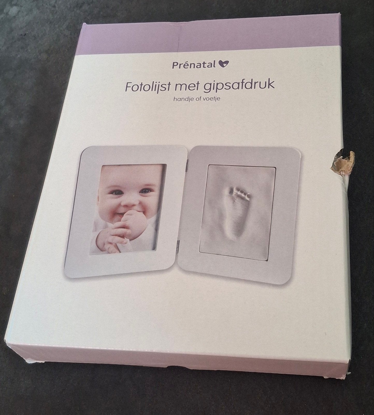 Fotolijst met gipsafdruk van Prental Nieuw, Ophalen of Verzenden, Nieuw, Overige typen