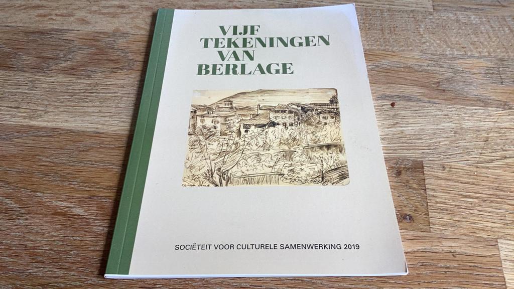 5 tekeningen van Berlage. Societeit voor cultureel samenwerk, Boeken, Ophalen of Verzenden, Gelezen