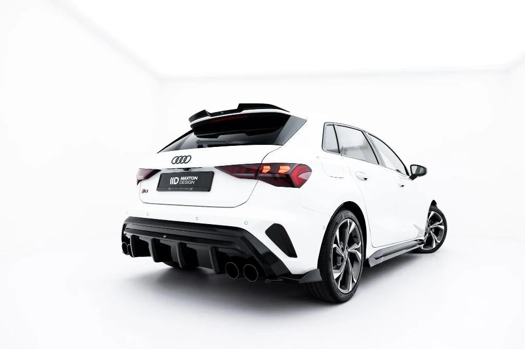 Diffuser + imitatie eindtips - Audi A3 S-Line Sportback 24+, Ophalen of Verzenden