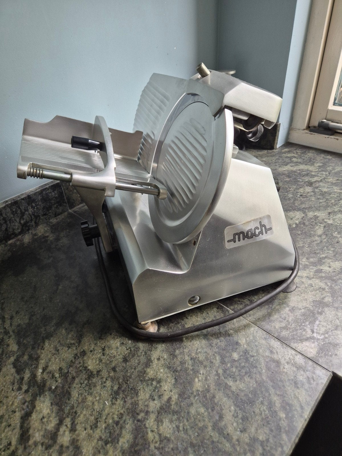 Mach 220 snijmachine te koop., Ophalen, Zilver, Zo goed als nieuw, Metaal