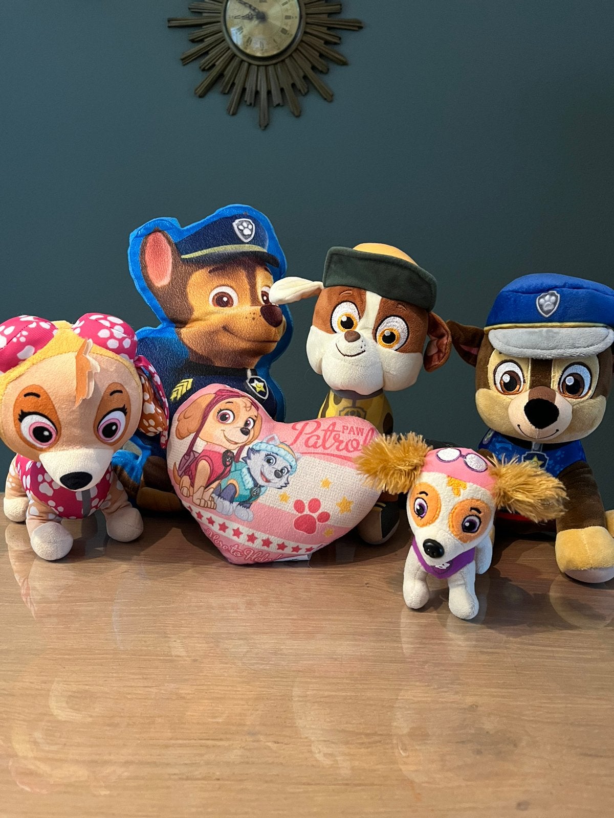 Leuke set Paw patrol knuffels, Ophalen of Verzenden, Zo goed als nieuw, Overige typen