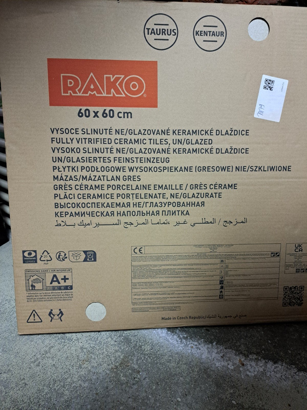 Rako Keramische Vloertegels 60x60 cm - Nieuw, Ophalen, 60 cm of meer, Nieuw, 10 m² of meer