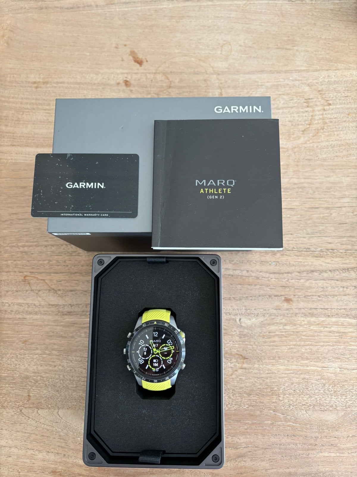 Garmin MARQ Athlete Gen 2, Staal, Polshorloge, Kunststof, Zo goed als nieuw