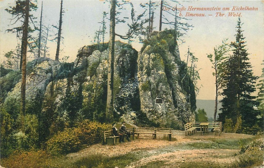 701-297-011 Ilmenau Grosse Hermannstein, Verzenden, Voor 1920, Duitsland