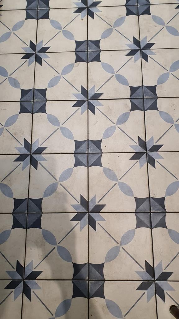 Decoratieve vloertegels met patroon - Equipe, Doe-het-zelf en Verbouw, Tegels, Keramiek, Nieuw, Ophalen of Verzenden, 20 tot 40 cm