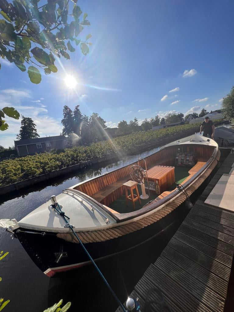 Ruime stalen sloep 7.6m, vaarklare gerestaureerde grote boot, Watersport en Boten, Sloepen, Ophalen, Gebruikt, Staal, Binnenboordmotor