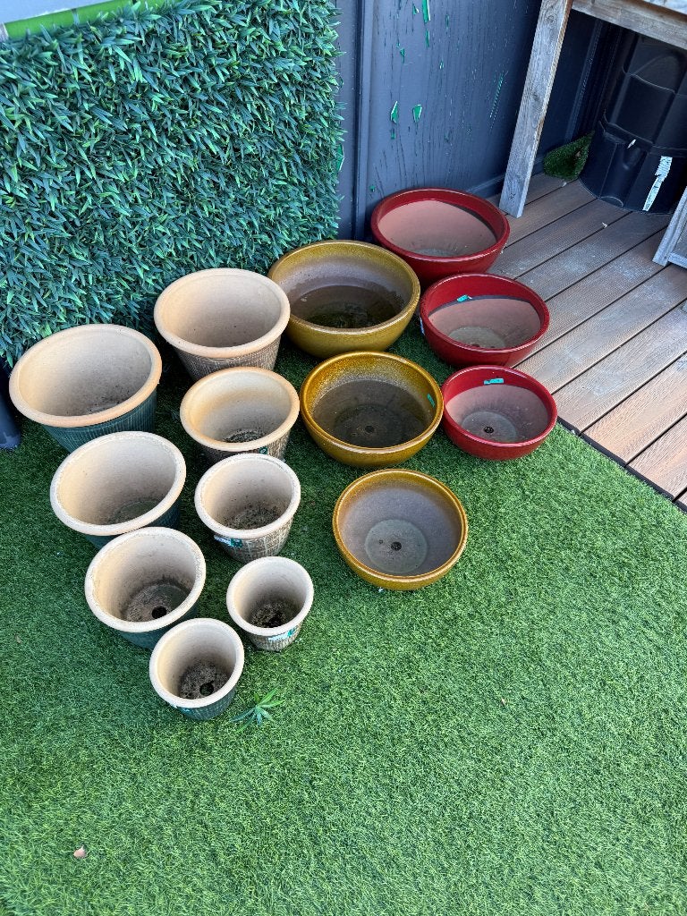 Diverse Bloembakken in 1 koop, Ophalen, Kunststof, Minder dan 60 cm, Nieuw