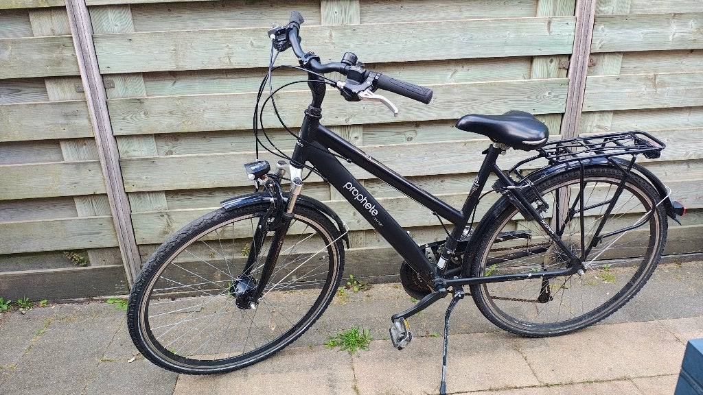 Sportieve en comfortabele Prophete Comfort damesfiets, Gebruikt, Velgrem, 47 tot 50 cm, Versnellingen