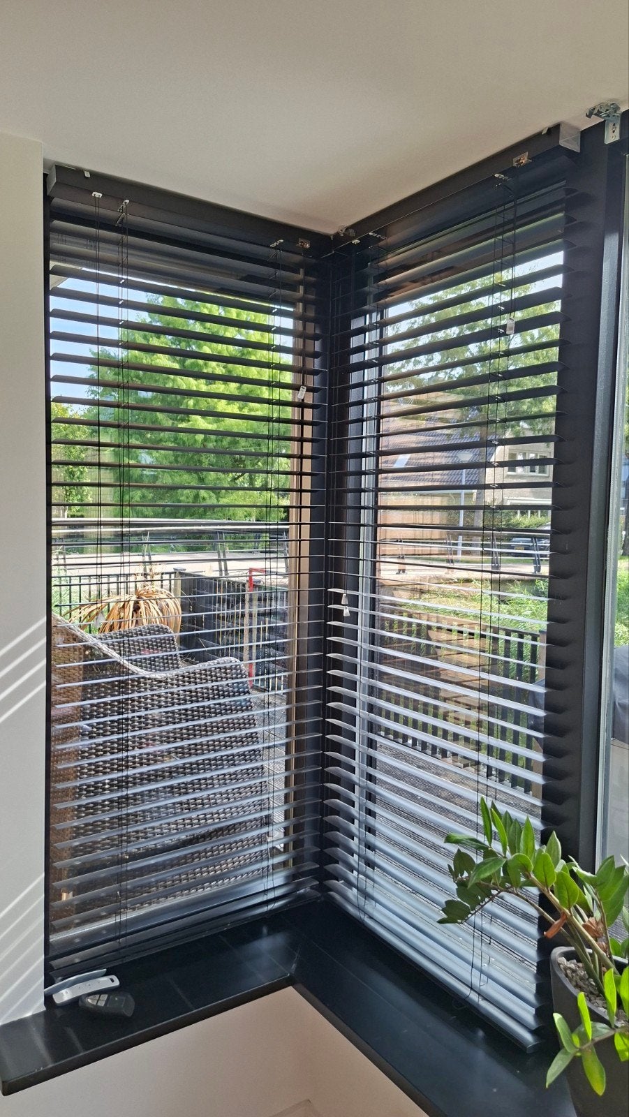 4x Zwarte aluminium jaloezieën 70x175 cm, Ophalen of Verzenden, Jaloezie