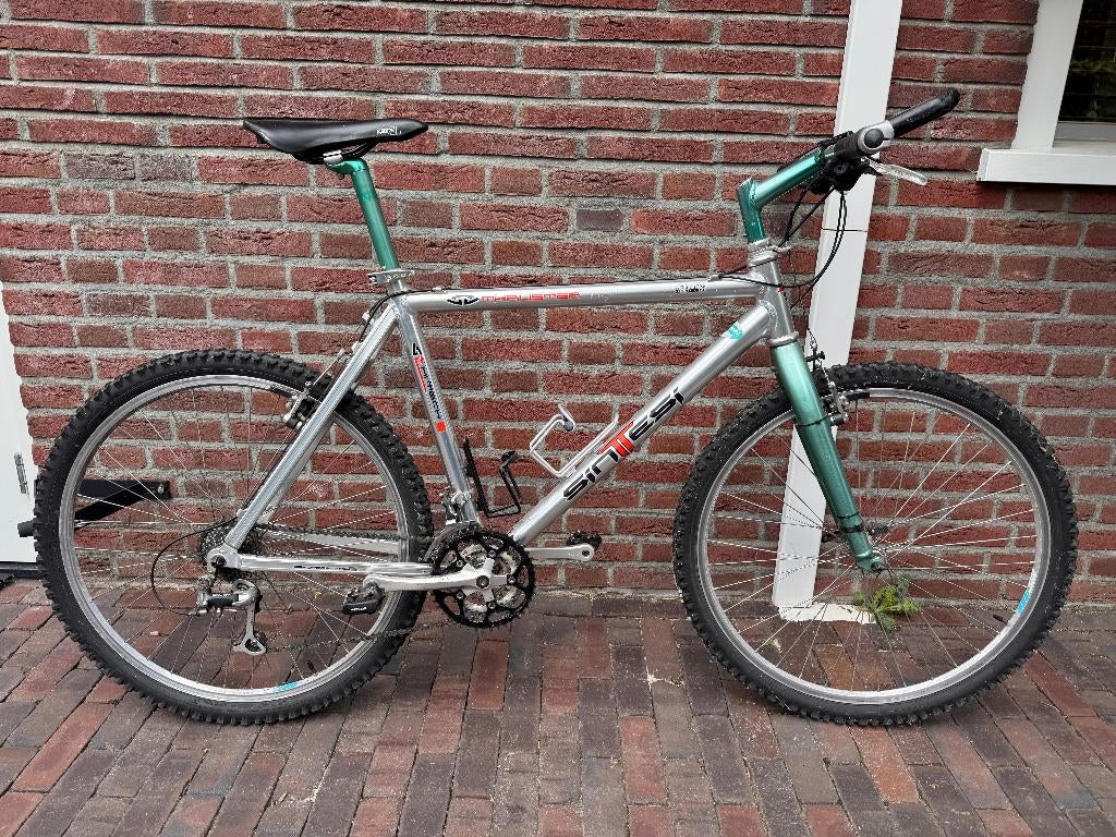 Unieke Sintesi Thruster Vintage MTB Handmade by Verlicchi, Gebruikt, 26 inch, Velgrem, 49 tot 53 cm