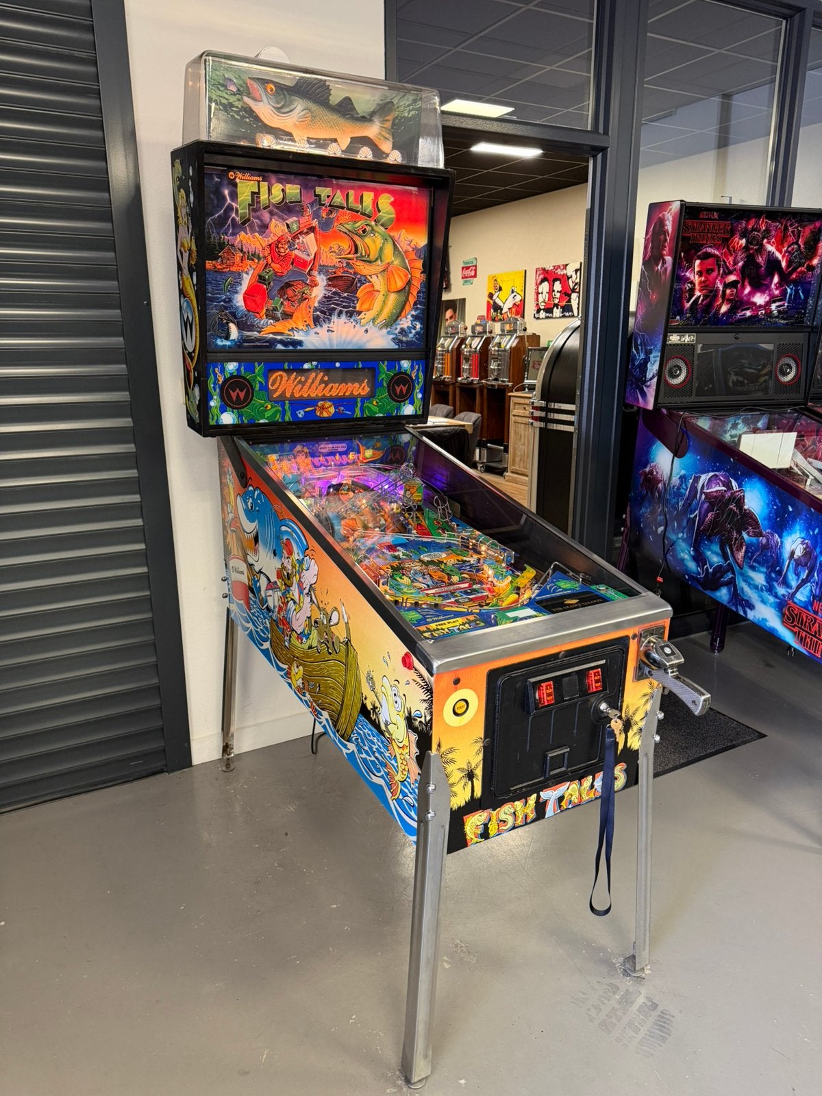 Prachtige flipperkast Williams Fish Tales Pinball