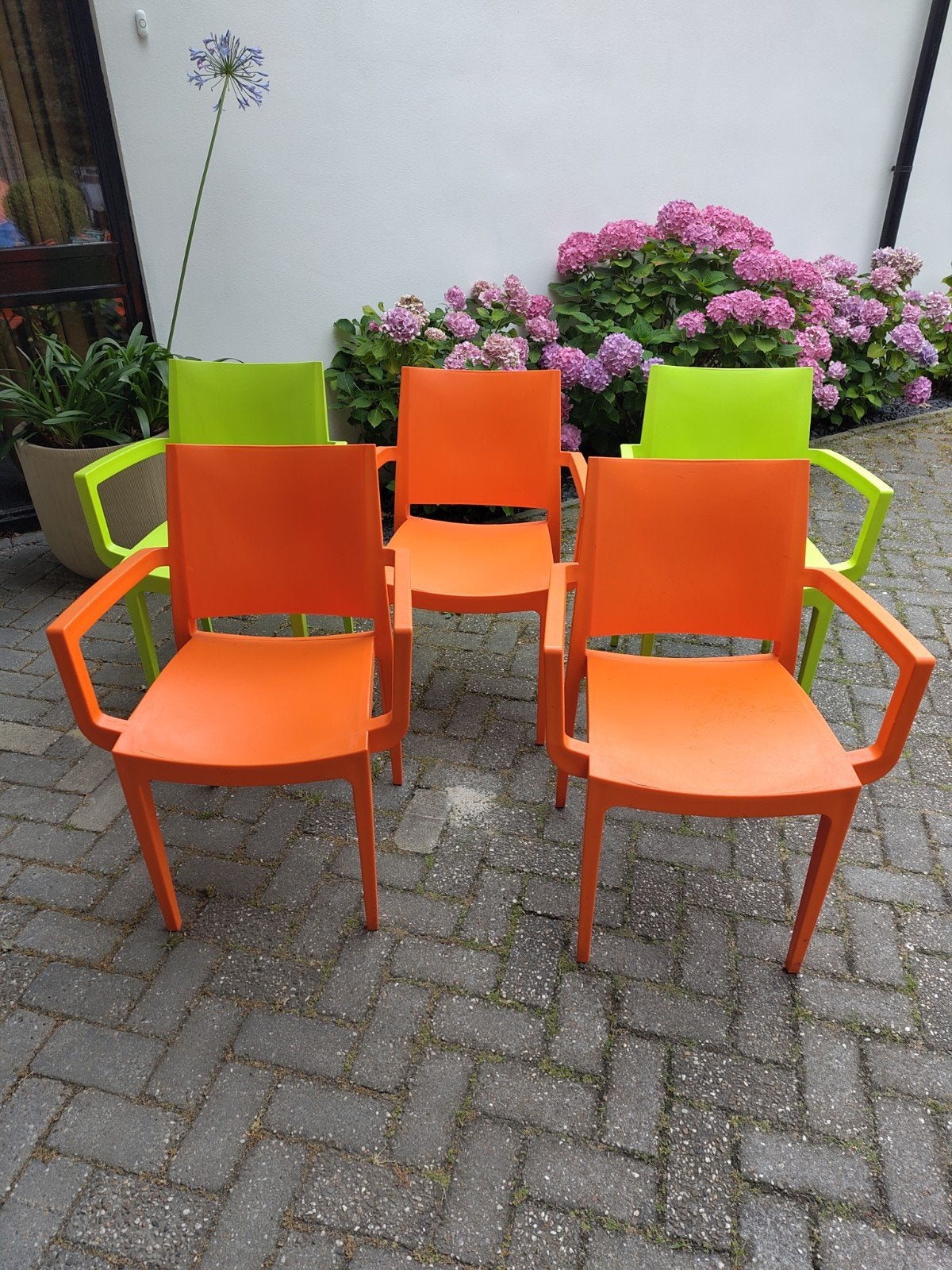 tuinstoelen modern, Ophalen, Gebruikt, Kunststof