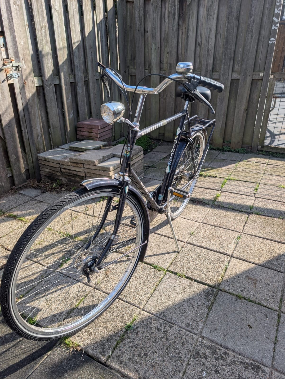 Pointer herenfiets met 2 nieuwe banden en 3 versnellingen, Ophalen, Gebruikt, Overige merken, Versnellingen