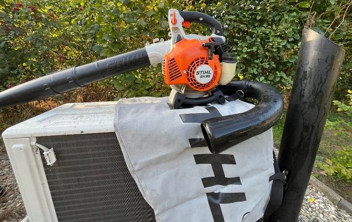 Stihl SH85 / BG85 Handgedragen Bladblazer/zuiger SH85, Tuin en Terras, Ophalen, Gebruikt, Met opvangzak, Handgedragen