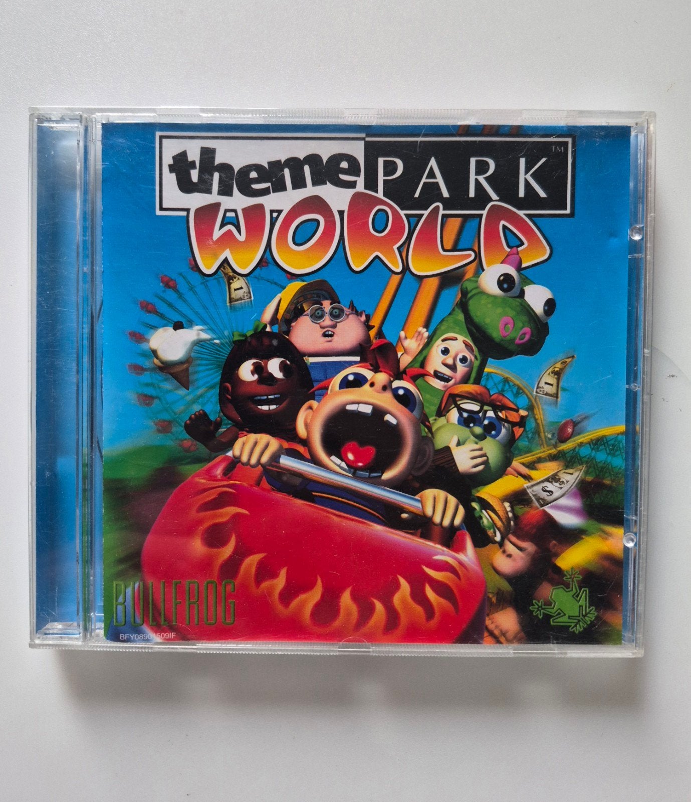 Theme Park World PC CD-ROM game - Bouw je eigen pretpark!, Gebruikt, 1 speler, Ophalen of Verzenden, Vanaf 7 jaar