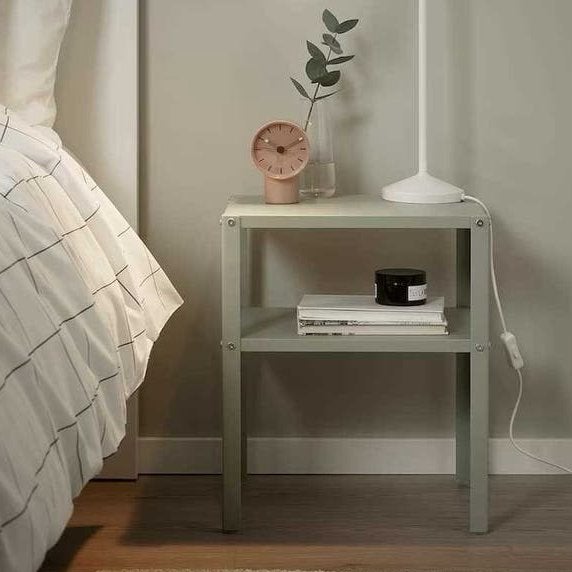 Nachtkastje KNARREVIK groen, Ophalen, Zo goed als nieuw, Minder dan 45 cm, Minder dan 55 cm