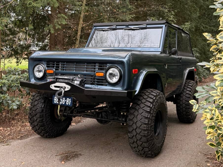 Ford Bronco 1966 Monster Truck, Auto's, Stof, Blauw, Handgeschakeld, Particulier