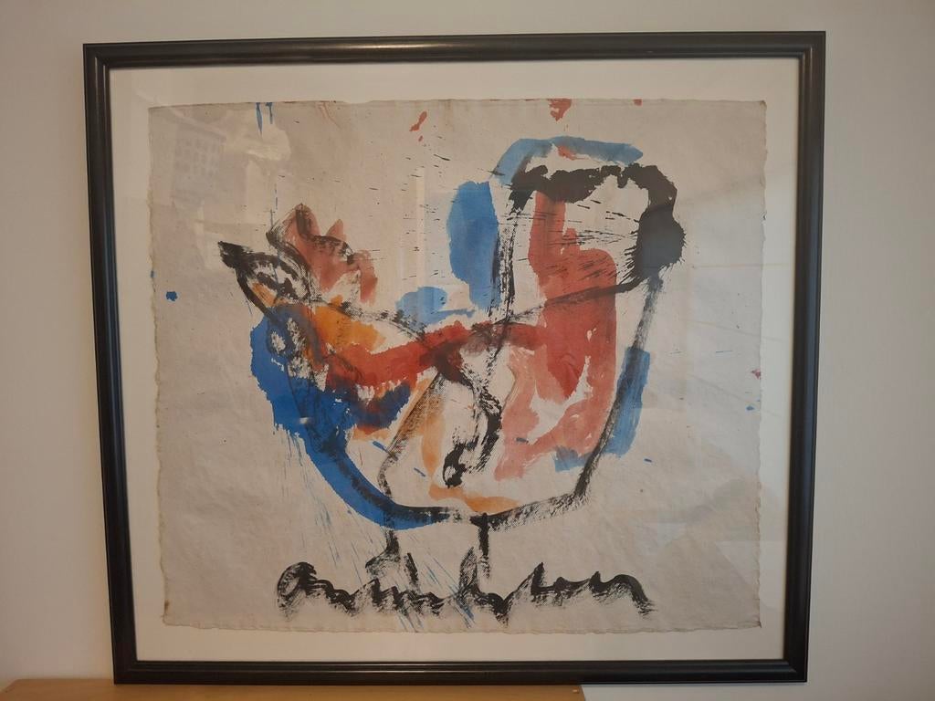 Prachtige Anton Heyboer kip, Ophalen
