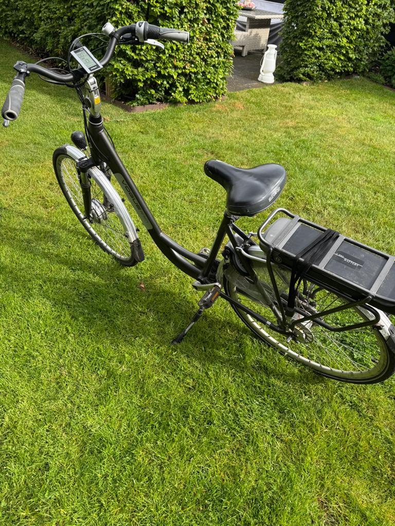 Elektrische fiets Vogue (zie tekst)., Minder dan 30 km per accu, Gebruikt, 51 tot 55 cm, Ophalen