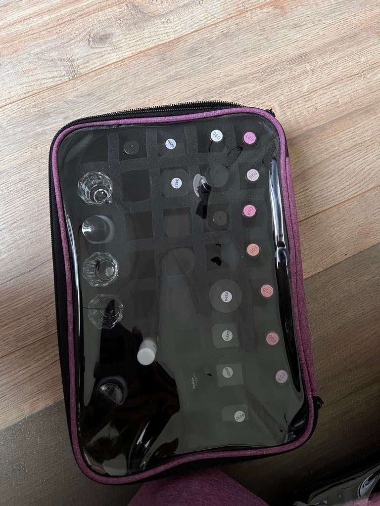 Complete Gel Lak Set in Handige Paarse Tas, Ophalen, Gebruikt, Overige typen