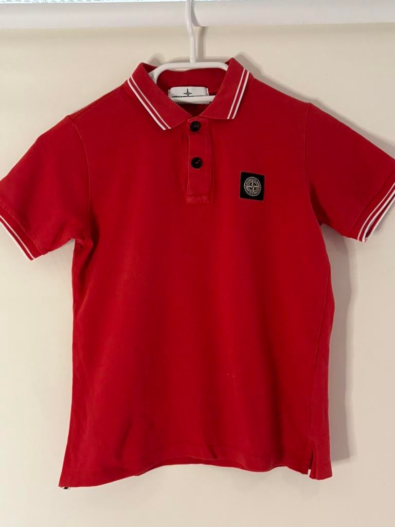 Stone island polo  128, Ophalen of Verzenden, Zo goed als nieuw, Jongen, Shirt of Longsleeve